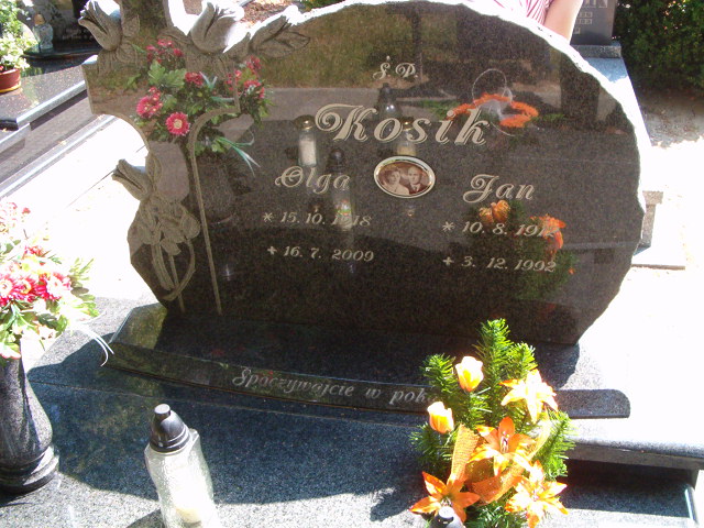 Olga Kosik 1918 Głubczyce - Grobonet - Wyszukiwarka osób pochowanych