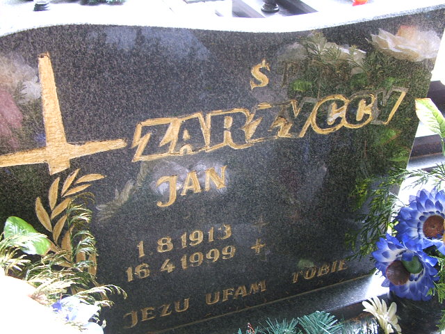 Jan Zarzycki 1913 Głubczyce - Grobonet - Wyszukiwarka osób pochowanych