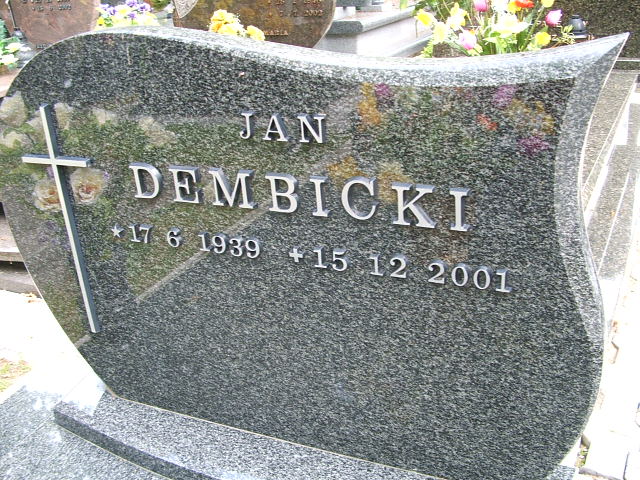 Jan Dembicki 1939 Głubczyce - Grobonet - Wyszukiwarka osób pochowanych