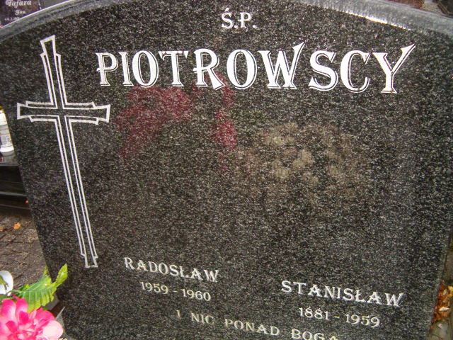 Stanisław Piotrowski Głubczyce - Grobonet - Wyszukiwarka osób pochowanych