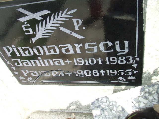 Janina Piwowarska 1910 Głubczyce - Grobonet - Wyszukiwarka osób pochowanych