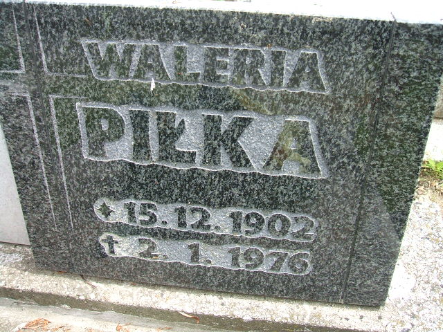 Waleria Piłka 1902 Głubczyce - Grobonet - Wyszukiwarka osób pochowanych