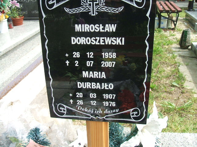 Sławomir Doroszewski 1966 Głubczyce - Grobonet - Wyszukiwarka osób pochowanych