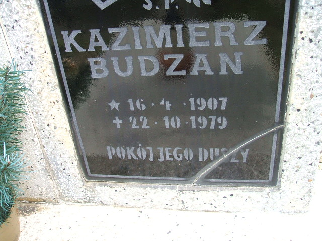 Kazimierz Budzan 1907 Głubczyce - Grobonet - Wyszukiwarka osób pochowanych
