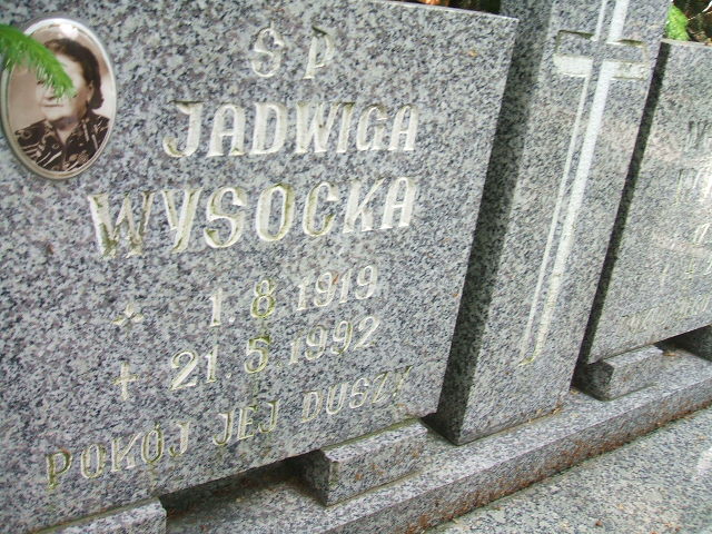 Jadwiga Wysocka 1919 Głubczyce - Grobonet - Wyszukiwarka osób pochowanych