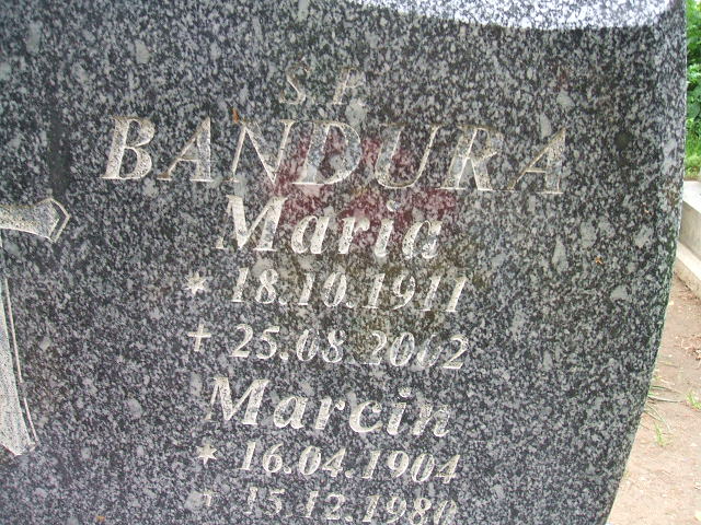 Marcin Bandura 1904 Głubczyce - Grobonet - Wyszukiwarka osób pochowanych