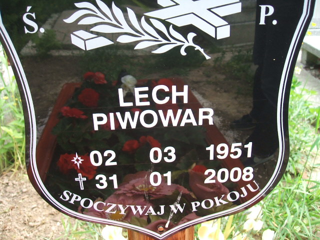 Lech Piwowar 1951 Głubczyce - Grobonet - Wyszukiwarka osób pochowanych