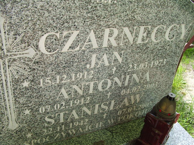 Jan Czarnecki 1912 Głubczyce - Grobonet - Wyszukiwarka osób pochowanych