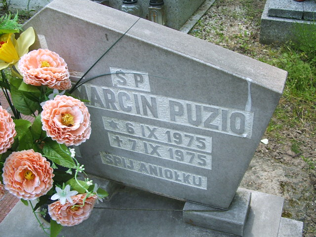 Marcin Puzio 1975 Głubczyce - Grobonet - Wyszukiwarka osób pochowanych