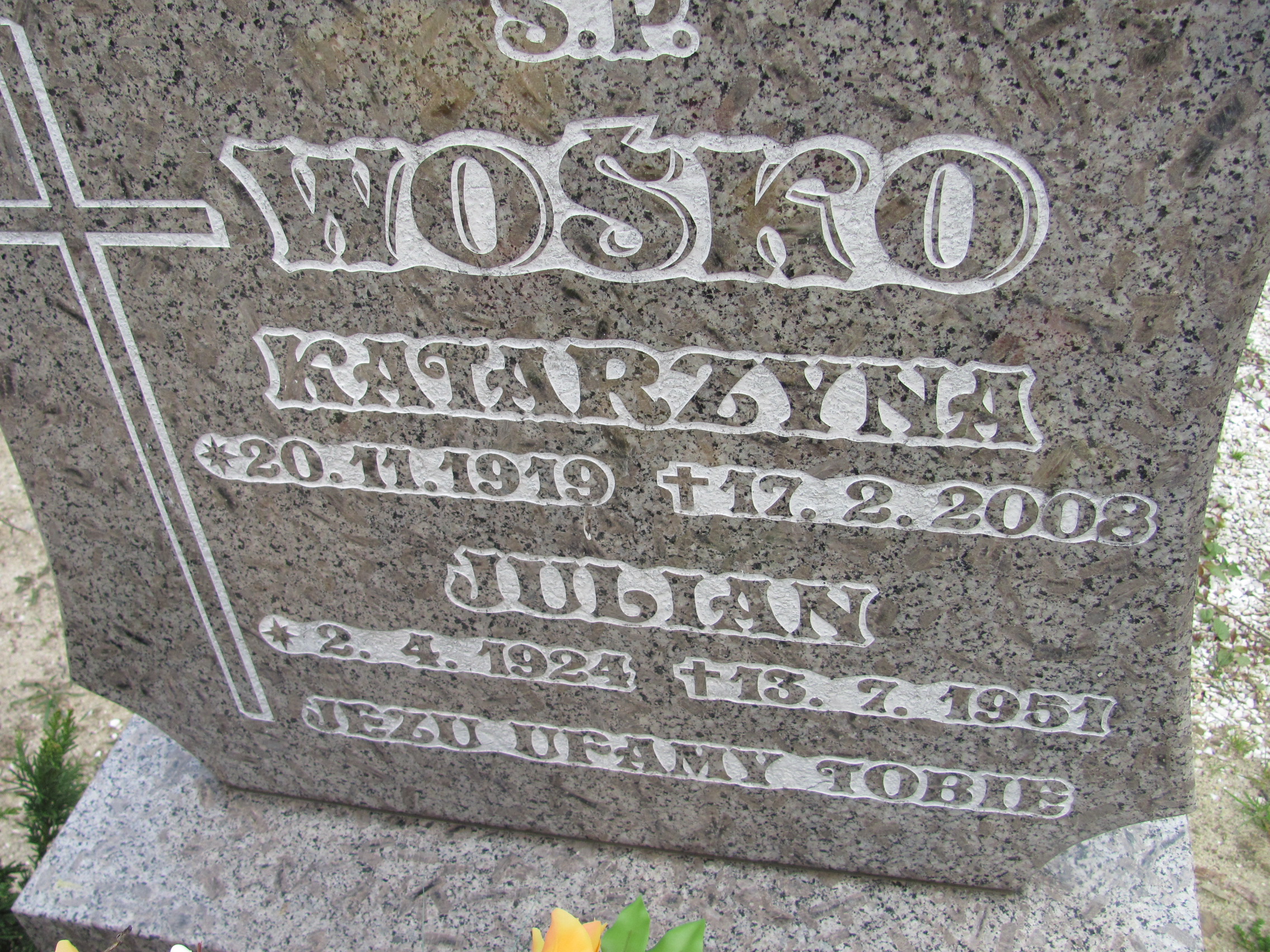 Katarzyna Wośko 1919 Głubczyce - Grobonet - Wyszukiwarka osób pochowanych
