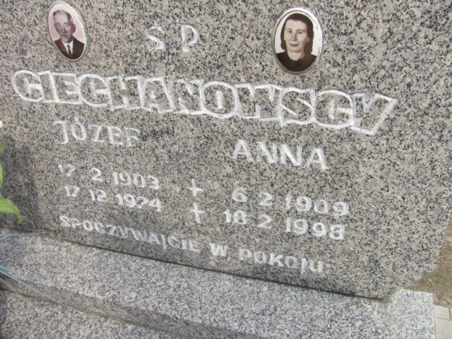 Józef Ciechanowski 1903 Głubczyce - Grobonet - Wyszukiwarka osób pochowanych