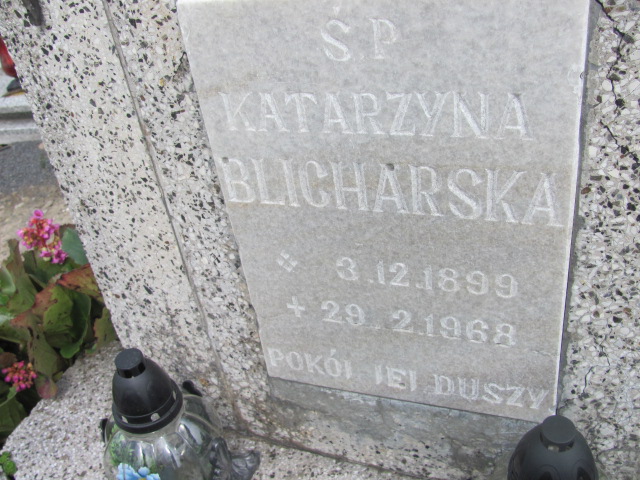 Katarzyna Blicharska Głubczyce - Grobonet - Wyszukiwarka osób pochowanych