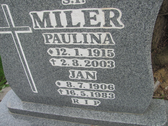 Paulina Miler 1915 Głubczyce - Grobonet - Wyszukiwarka osób pochowanych