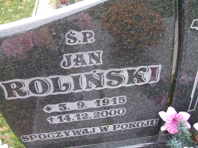 Jan Roliński 1915 Głubczyce - Grobonet - Wyszukiwarka osób pochowanych