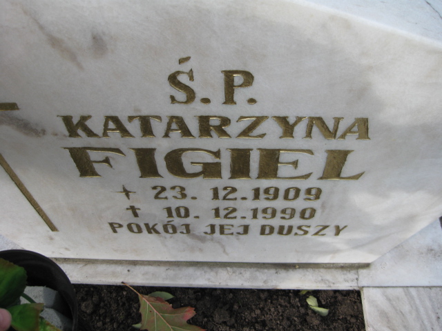 Katarzyna Figiel 1909 Głubczyce - Grobonet - Wyszukiwarka osób pochowanych