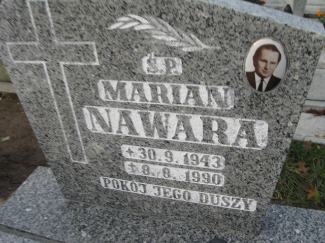 Marian Nawara 1943 Głubczyce - Grobonet - Wyszukiwarka osób pochowanych