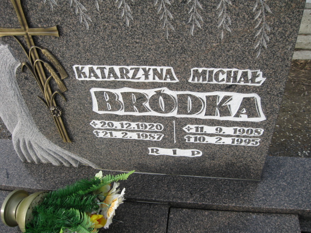 Katarzyna Bródka 1920 Głubczyce - Grobonet - Wyszukiwarka osób pochowanych