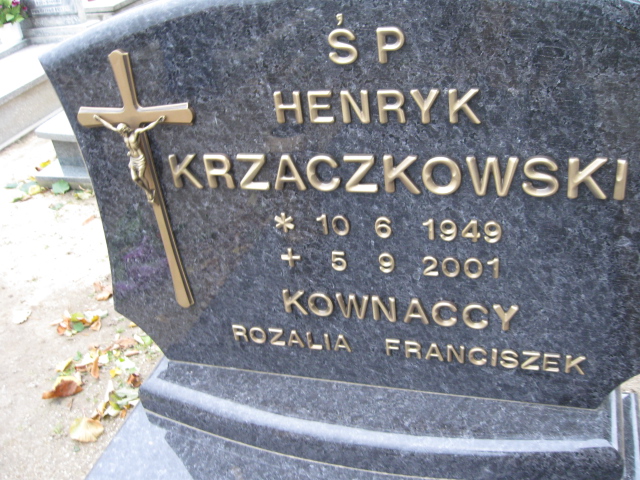 Franciszek Kownacki Głubczyce - Grobonet - Wyszukiwarka osób pochowanych