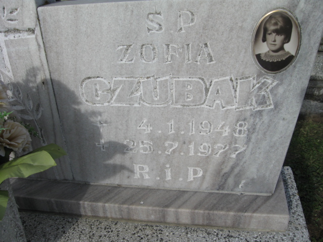 Zofia Czubak 1948 Głubczyce - Grobonet - Wyszukiwarka osób pochowanych