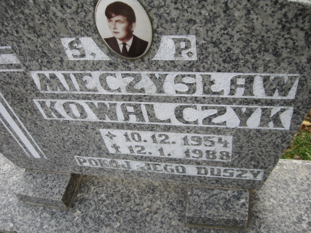 Mieczysław Kowalczyk 1954 Głubczyce - Grobonet - Wyszukiwarka osób pochowanych