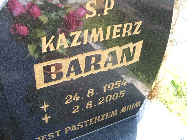 Grób Kazimierz Baran