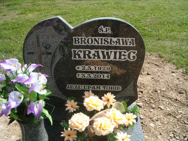 Grób Bronisława Krawiec