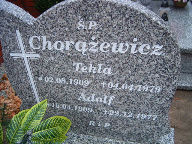 Grób Tekla Chorążewicz