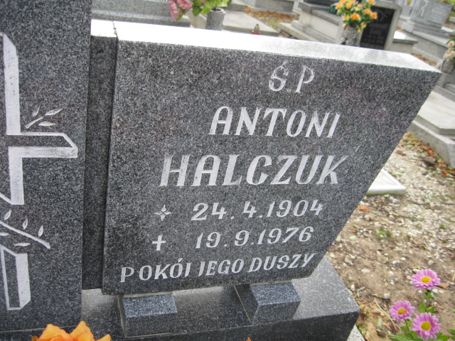 Grób Antoni Halczuk